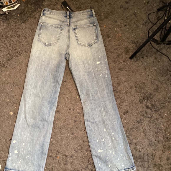 High school sweetheart 90’s straight leg dad jeans-vintage blue - Picture 2 of 2